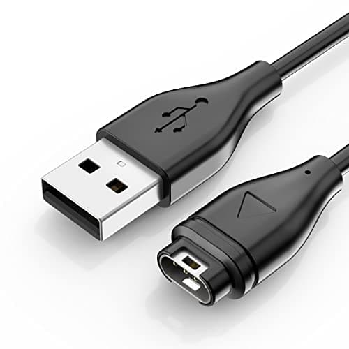 Image of Charger Cable for Garmin Venu/Venu SQ/Venu SQ 2/Venu 2/Venu 2S/Vivoactive 3, 100cm Replacement USB Charging Cable for Garmin Fenix 7/Fenix 6/Fenix 5 (100cm)
