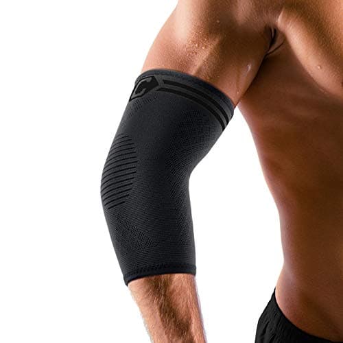 Image of CAMBIVO 2 Pack Elbow Support for Men & Women – Anti-Slip Compression Sleeves for Tennis Elbow, Golf, Weightlifting, Tendonitis & Joint Pain Relief