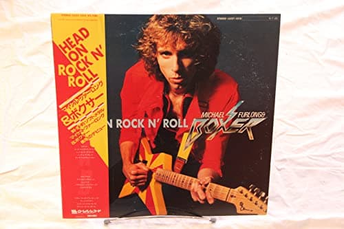 Image of Head On Rock N' Roll Michael Furlong Hard Rock,Classic Rock Vinyl LP Promo +OBI