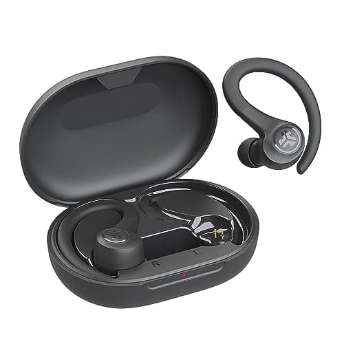 Image of JLab Go Air Sport Running Headphones - True Wireless Earphones Bluetooth, Hook Over Ear Earbuds for Sports & Gym, 32+ H Playtime In Ear Buds, IP55 Sweat-Resistant, EQ3 Sound, Graphite