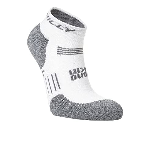 Image of Hilly Running Socks Supreme Socklet, White Grey Marl, M EU