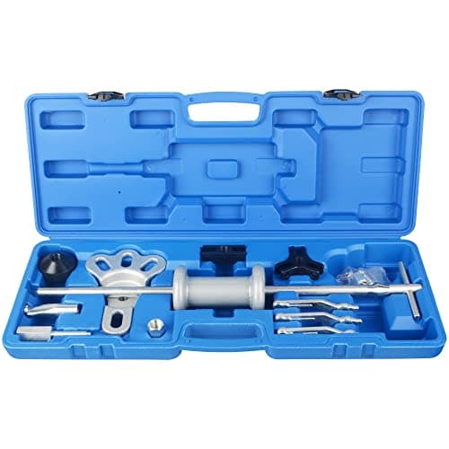 Image of DAYUAN 16 Pcs Slide Hammer Dent Hub & Bearing Puller Tool Kit 2/3 Internal External Jaw Cars Trucks Puller Set