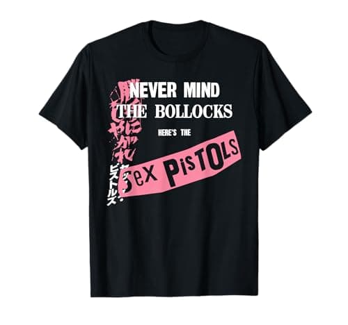 Image of Sex Pistols Official Never Mind The Bollocks Japan T-Shirt