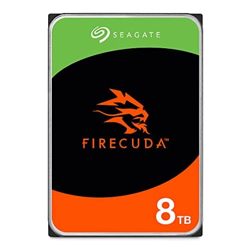 Image of Seagate FireCuda HDD 8TB, Internal Hard Drive HDD, 3.5 Inch, CMR, SATA 6 Gb/s 7.200 RPM 256MB Cache, 300TB/year, Data Rescue Services (ST8000DXZ01)