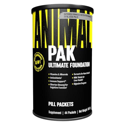 Image of ANIMAL Pak Ultimate Foundation - 12-in-1 Multivitamin Complex with Vitamins, Minerals & Amino Acids - with Vitamin D3 K2 & Magnesium - 44 Packs of 8 Tablets Each