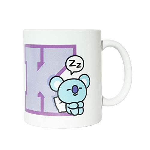 Image of Grupo Erik Ceramic Mug - Koya BT21 Merch | 11.8 oz - 350 ml Coffee Mug Tea, Cool Mugs and Cups | BT21 Gifts Under 10 Pounds, Kawaii Gifts, Kawaii Stuff