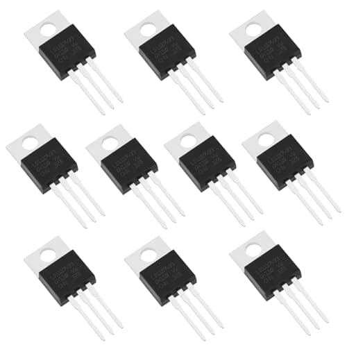 Image of EMSea 10Pcs LD1117V33 Voltage Regulator 3.3V 950mA TO-220 Low Dropout Linear Voltage Regulator 3 Pin Voltage Regulator Power Management Chip