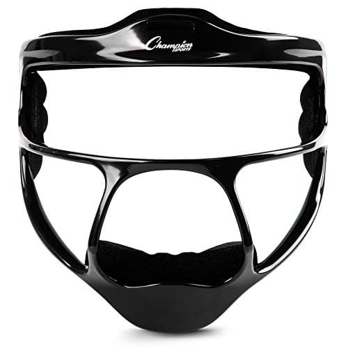 Image of Champion Sports Youth Magnesium Softball Fielder's Face Mask, Black