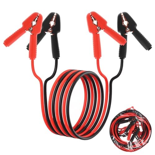 Image of QWORK® 6 Meters 3000amp Heavy Duty Battery Jump Leads Booster Cables