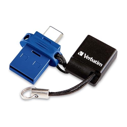 Image of Verbatim 32GB Store ‘n’ Go Dual OTG USB 3.2 Gen 1 Flash Drive for USB-C Devices – 2 in 1 Type C Thumb Drive