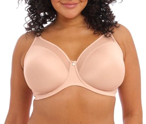 Image of Elomi Smooth Bras Non Padded Moulded Everyday Underwire Everyday Non Padded Moulded Bra Womens Sahara 38GG