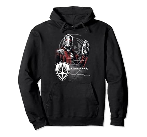 Image of Marvel Avengers: Infinity War Star-Lord Portrait Pullover Hoodie