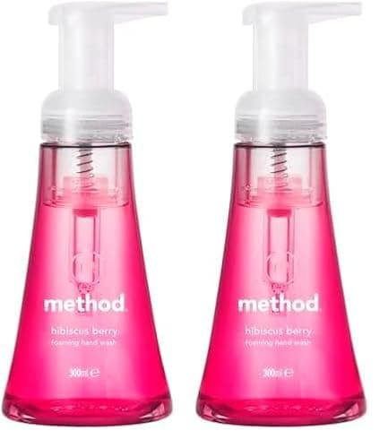 Image of Method Foaming Hand Wash, Hibiscus Berry, 300ml (Pack of 2)