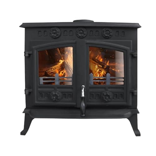 Image of NRG Defra Approved 10KW Multifuel Stove Eco Design Cast Iron Fireplace Type A