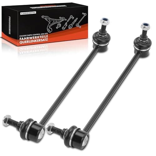 Image of Frankberg 2x Stabiliser Link Front Axle Compatible with C-Class W203 C180 C200 C220 C230 C270 C350 1.8L-5.4L 2000-2007 CLK C209 200 220 240 280 320 500 1.8L-5.5L 2002-2009 Replace# 2033202589