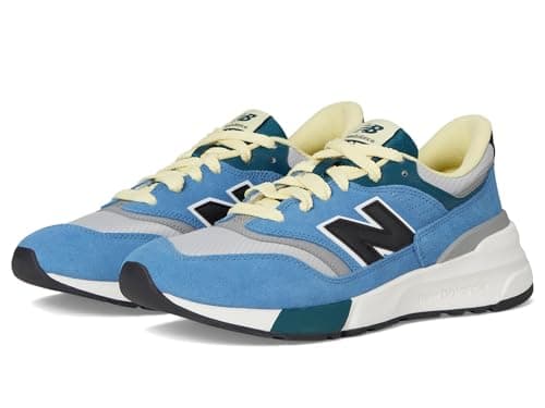 Image of New Balance Unisex Adult 997R Sneakers, Sea Stone/Deep Ocean/Parchment, 7 Women/5.5 Men
