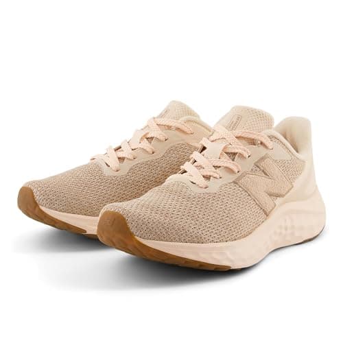 Image of New Balance Women's Fresh Foam Arishi V4 Running Shoe, Vintage Rose/Flat Taupe, 9 UK