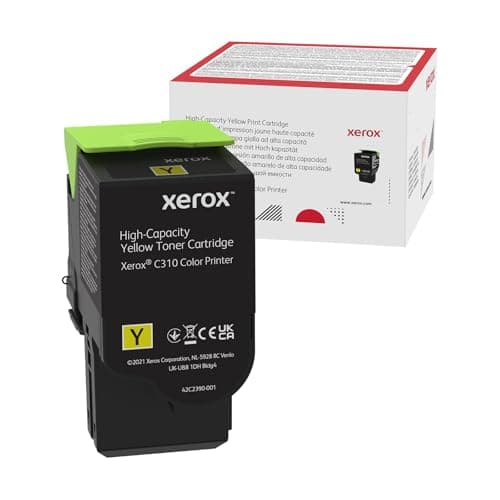 Image of Xerox Genuine C310 / C315 Yellow High Capacity Toner Cartridge (5,500 pages) - 006R04367