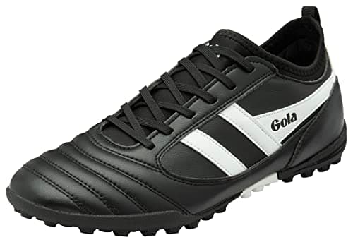 Image of Gola Mens Ceptor Turf Football Men, Black White, 9 UK