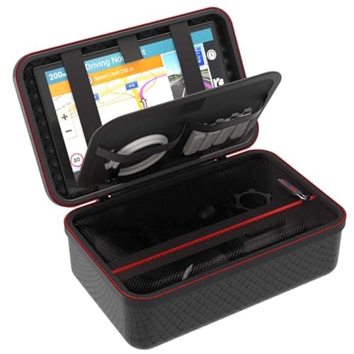 Image of Digicharge Carry Case For 7'' Sat Nav Garmin Drivesmart DriveCam 76 Dezl LGV720 LGV710 Dezlcam CamperCam 795 785 Fleet 780 790 TomTom Go Superior Camper Max Discover Expert Exclusive 7 Inch GPS