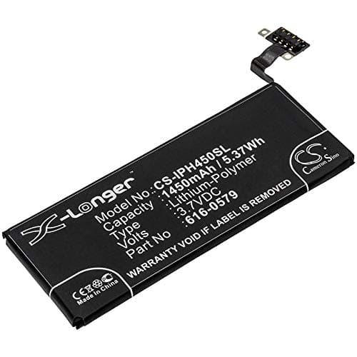Image of TECHTEK battery compatible with [Apple] A1387, A1431, iPhone 4S, iPhone 4S 16GB, iPhone 4S 32GB, iPhone 4S 64GB, MC918LL/A, MC919LL/A, MC920LL/A, MC921LL/A, MD269LL/A, MD276LL/A, MD277LL/A, MD278LL/A