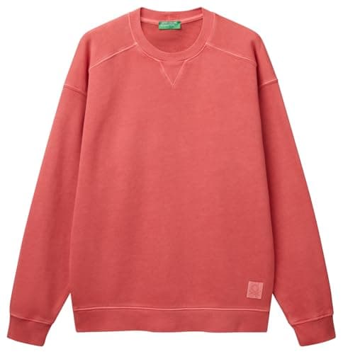 Image of United Colors of Benetton Men's Sweatshirt without Hood, red, M
