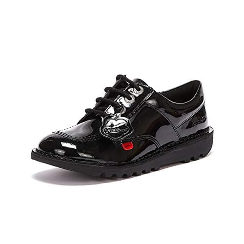 Image of Kickers Unisex Kids Kick Lo Shoes | Extra Comfort For Your Feet | Added Durability, Black, 5 UK Child