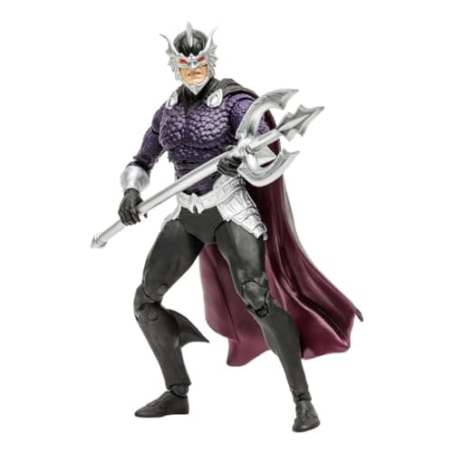 Image of McFarlane Toys - 7-Inch Gold Label Ocean Master Figure – DC Multiverse Figures – Aquaman Toys – Gold Label Action Figure – 22 Moving Parts – Collectable Art Card Included, Multicolor (15277)