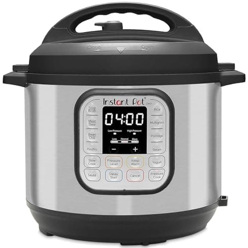 Image of Instant Pot Duo 7-in-1 Electric Multi-Cooker 5.7L - Brushed Stainless Steel, Large Pressure Cooker, Slow Cooker, Rice Cooker, Sauté, Yoghurt Maker, Food Steamer Pot and Food Warmer, Dishwasher Safe