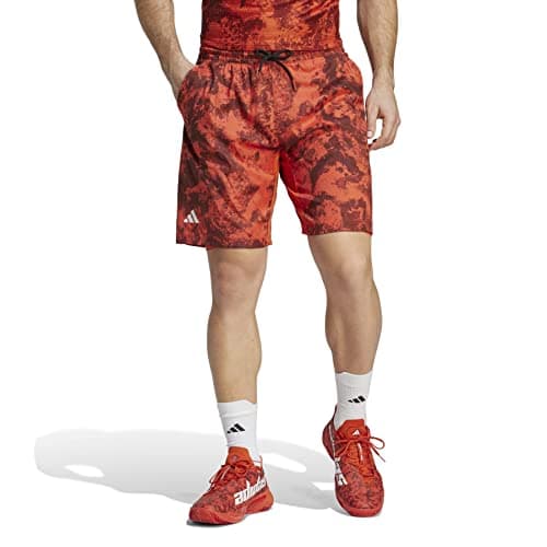 Image of Adidas Men's Tennis Paris Heat.rdy 2 in 1 9-inch Shorts, Preloved Red, Medium