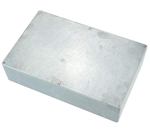 Image of Hammond 1550J Natural Diecast Aluminium Enclosure 275 x 175 x 67mm