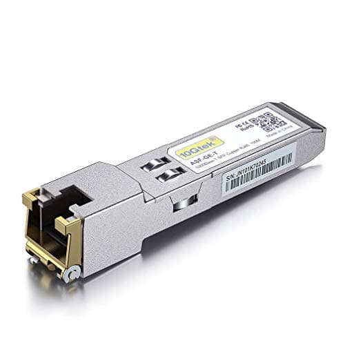 Image of 10Gtek for Ubiquiti UniFi 1G SFP RJ45 Transceiver UF-RJ45-1G, 1000Base-T Copper Mini-Gbic Module