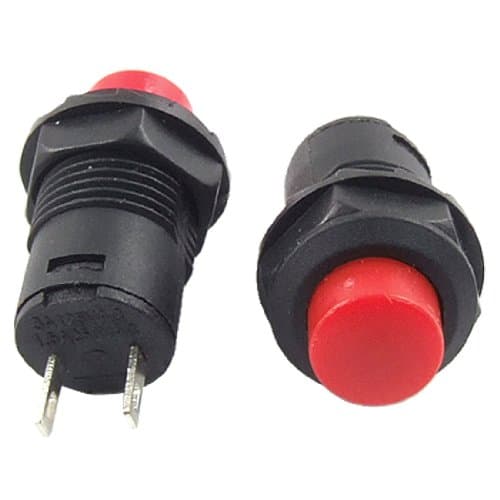 Image of Sourcingmap 5Pcs x Momentary Dash N/O Push-Button Switch Car/Boat/Truck 3A / 125V; 1.5A / 250V