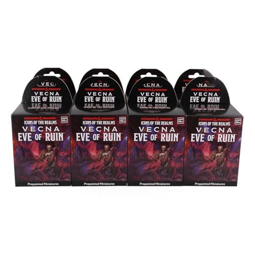 Image of WizKids D&D Icons of The Realms: Vecna: Eve of Ruin - 8 ct. Booster Brick (Set 32)