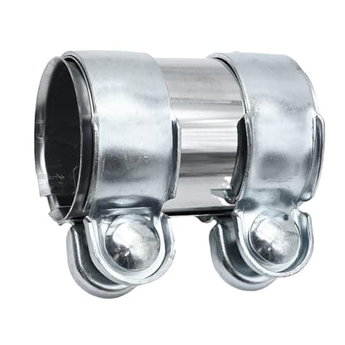 Image of Hoypeyfiy Exhaust Pipe Sleeve Clamps Connector 1K0253141M Compatible with Seat Skoda 55 x 95mm
