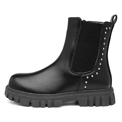 Image of Lilley Junior JoJo Girls Black Chelsea Boot - Size 2 UK - Black