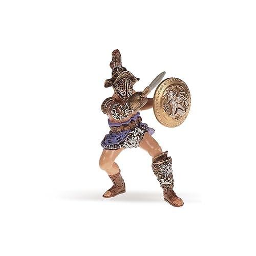 Image of Papo - Realistic Gladiator Figure - Ages 3+ - Historical Collection - Educational Play Ancient Rome - Gift Idea Toy for Girls and Boys