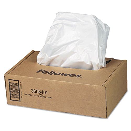 Image of Fellowes Shredder Bags 60-75 Litre - Pack of 50, Opaque