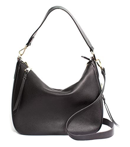 Image of Meliaebag Mirrorless DSLR Camera Bag Purse for Women, Cute Premium Leather Crossbody Hobo Shoulder Tote for Travel, Fits Canon Nikon Sony Olympus (Black)