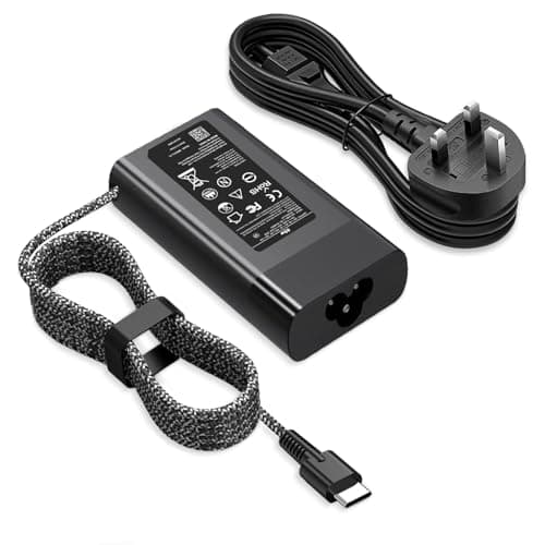 Image of ELEHILS New Slim 65W USB C Laptop Charger Compatible with HP Spectre x360, Envy, Chromebook, Elitebook x360, Pavilion, Elite x2 Travel Type C Power Cord Ac Adapter