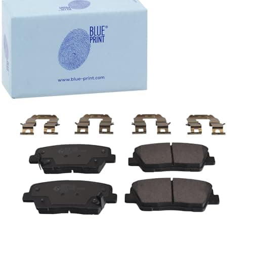 Image of Blue Print ADG042126 Brake Pad Set, pack of four - Rear, for Hyundai: Centennial II, Genesis, Grand Santa Fe, Santa Fe; KIA: Mohave, Sorento II