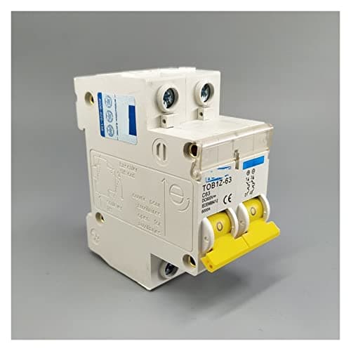 Image of Circuit Breaker 2P DC 600V MCB C Curve Single Pole Direct-Current Fuse for PV(2P 25A)