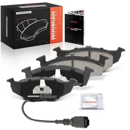 Image of Frankberg Brake Pad Set incl. 4x Pads Front Compatible with L.u.p.o 6E1 6X1 Polo 9A 9N Fabia II Estate 545 Fabia II 542 Replace# 6N0698151C, 13046071002