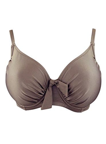 Image of Pour Moi? Women's 1130 Azure Underwired Bikini Top, Brown (Stardust), 32DD