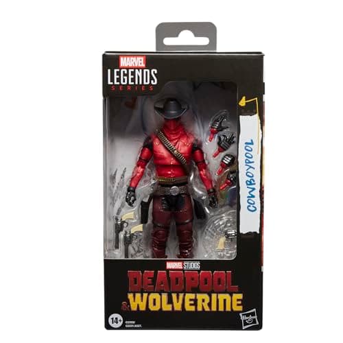 Image of Marvel Legends Series Cowboypool, Marvel Studios' Deadpool & Wolverine Movie Collectible 6-Inch Action Figure Gift