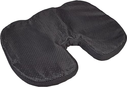 Image of Aidapt Coccyx Gel Support Cushion.Double Honeycombe Design,Breathable Air Flow,Office Chair,Wheelchair,Eggcrate Chair,Car Cushion,Pressure Relief,Coccyx Pain,Washable Cover