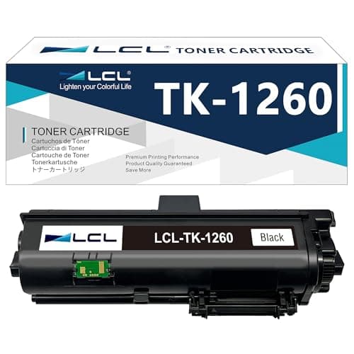 Image of LCL TK-1260 Toner Cartridge Replacement for Kyocera TK1260 TK-1260 Replacement for Kyocera Ecosys PA4000x PA4000wx PA4000x Plus PA4000wx Plus (1 Black)