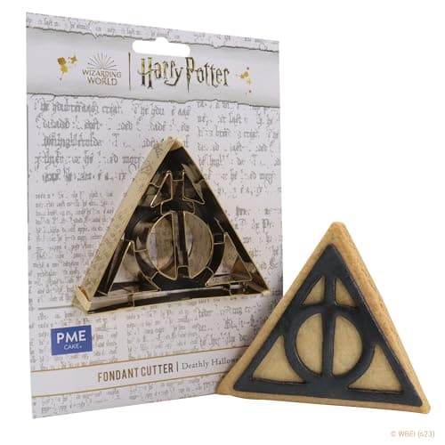 Image of PME Harry Potter Fondant & Cookie Cutter, Deathly Hallows, Gold