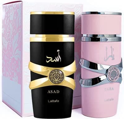 Image of Lattafa Asad/Yara Premium Perfume Refreshing Oud and Musk Fragrances Eau De Parfum 100 ml Perfume for Unisex (Bundle)