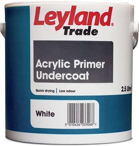 Image of Leyland Trade Acrylic Primer Undercoat - White 2.5L